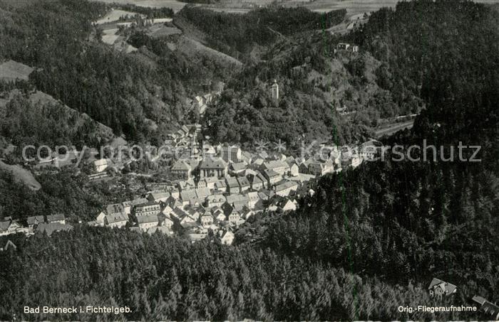 Bad Berneck Original Fliegeraufnahme