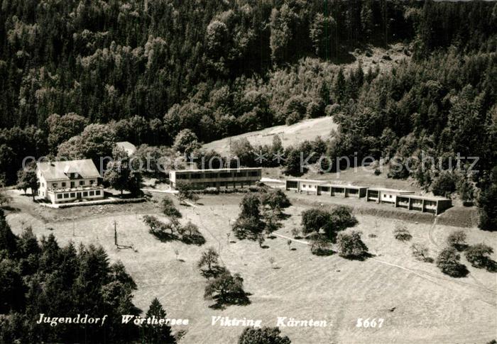Viktring Jugenddorf Woerthersee Fliegeraufnahme