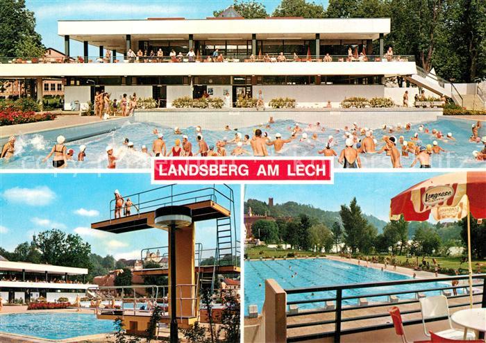 Landsberg Lech Freibad Wellenbach Sprungturm
