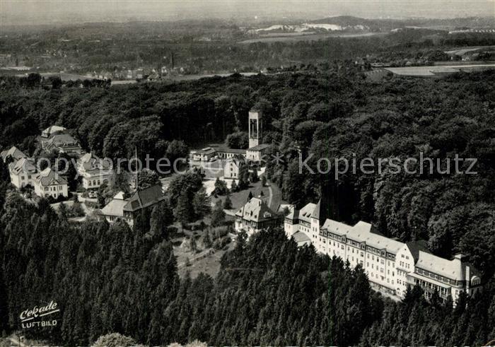Leichlingen Rheinland Sanatorium Roderbirken Fliegeraufnahme