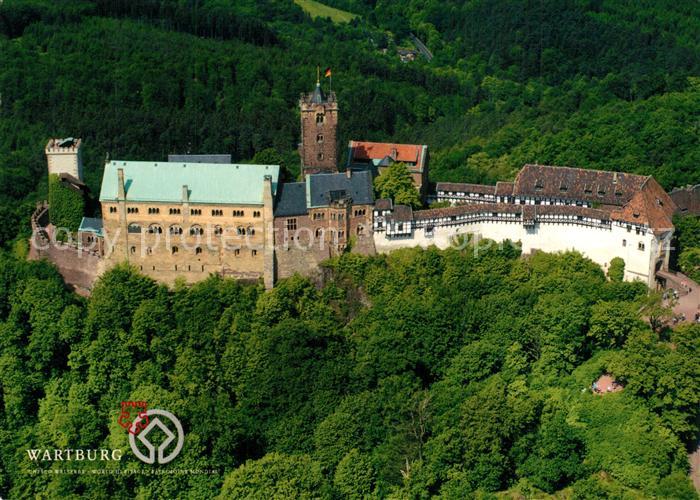 Wartburg Eisenach Fliegeraufnahme
