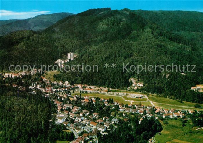Bad Herrenalb Kurort im Schwarzwald Fliegeraufnahme