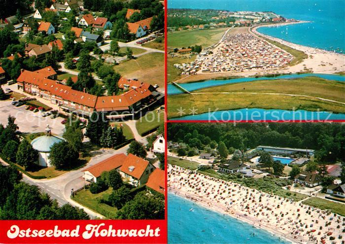 Hohwacht Ostseebad Hotel Strand Campingplatz Fliegeraufnahmen