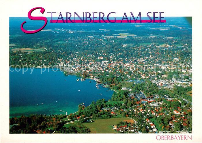 Starnberg Starnbergersee Fliegeraufnahme