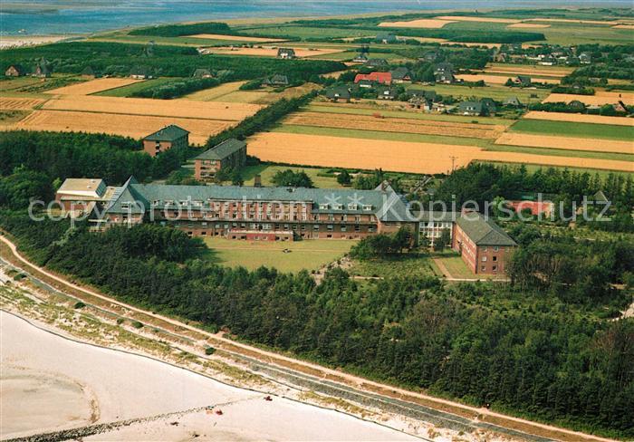Utersum Nordseebad Kurklinik Fliegeraufnahme
