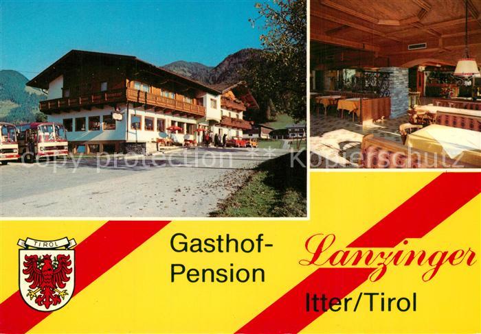Itter Tirol Gasthof Pension Lanzinger Restaurant Wappen