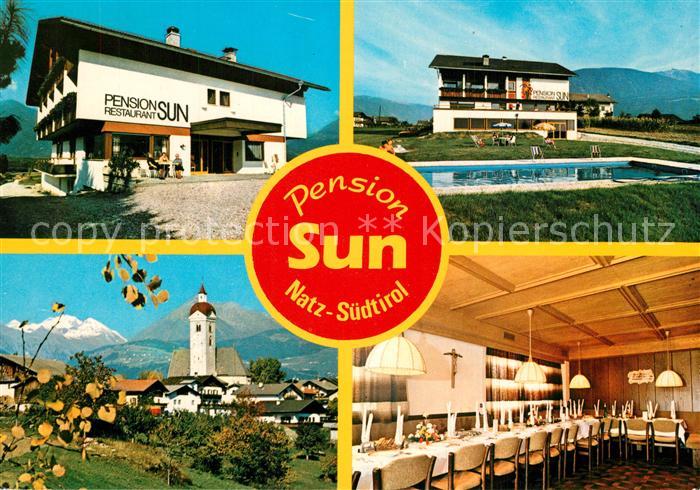 Natz Brixen Suedtirol Pension Restaurant Sun Festtafel Swimming Pool Ortsansicht