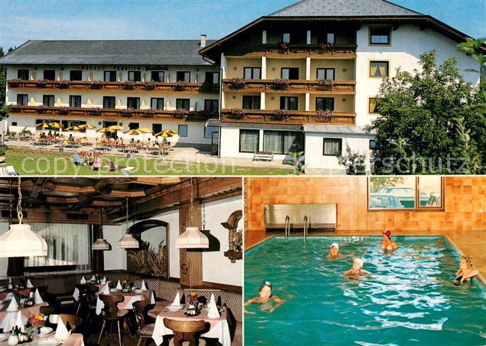 Velden Woerthersee Hotel Pension Fantur Restaurant Terrasse Hallenbad