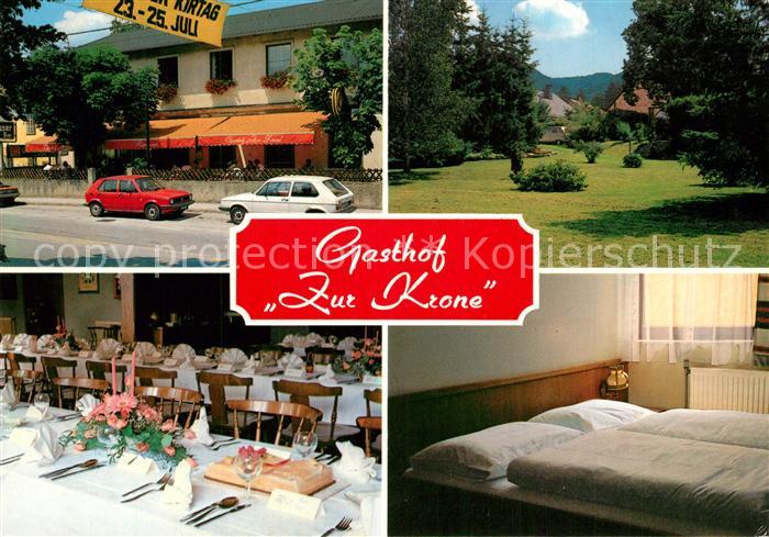 Gaaden Gasthof Zur Krone Fremdenzimmer Festtafel Garten