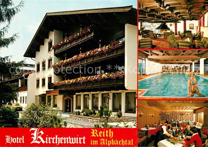 Reith Alpbachtal Hotel Pension Restaurant Kirchenwirt Hallenbad