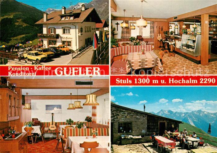 Moos Passeier Pension Kaffee Konditorei Gufler Terrasse Fernsicht Alpen