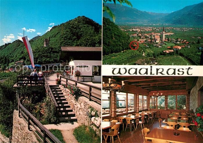 Lana Meran Jausenstation Waalrast Panorama