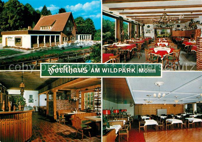 Moelln Lauenburg Forsthaus am Wildpark Gaststaette Saal