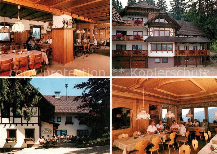 Seebach Ortenaukreis Berggasthaus Kernhof Gastraum Terrasse