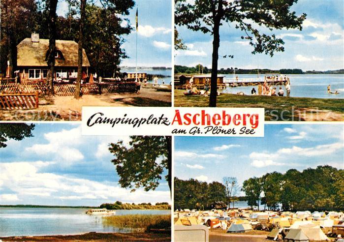 Ascheberg Holstein Campingplatz Grosser Ploener See Badestrand Gaststaette