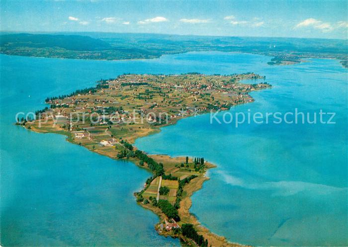 Insel Reichenau Fliegeraufnahme