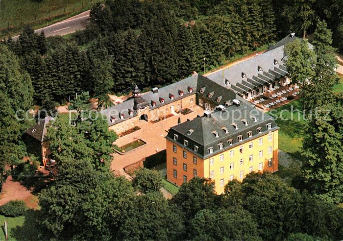 Lindlar Schloss Heiligenhoven Hotel Restaurant Fliegeraufnahme