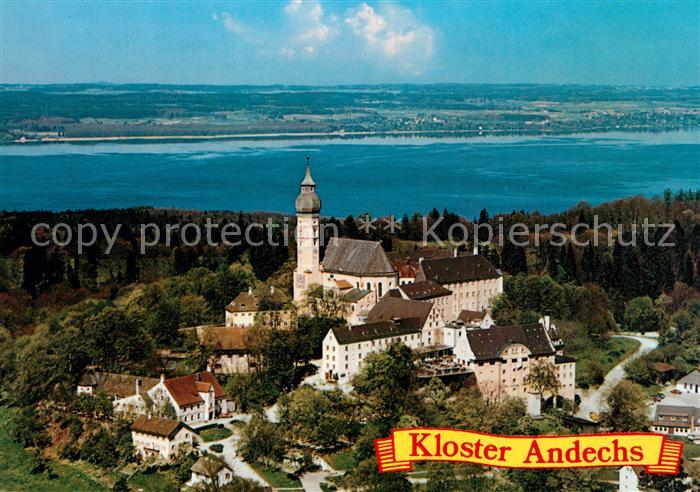 Andechs Kloster Ammersee Fliegeraufnahme