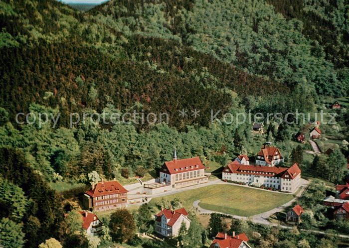 Bad Harzburg Diakonissen Mutterhaus Kinderheil Fliegeraufnahme