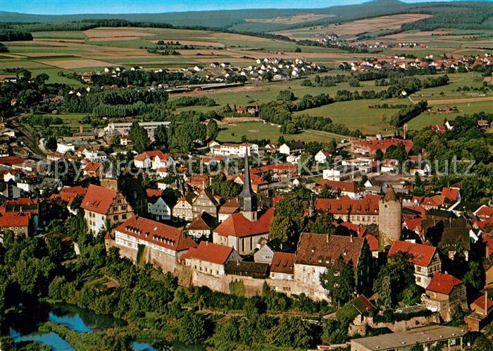 Schlitz Hotel Restaurant Vorderburg Fliegeraufnahme