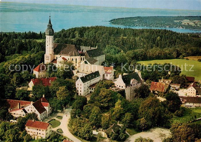 Andechs Kloster Ammersee Fliegeraufnahme