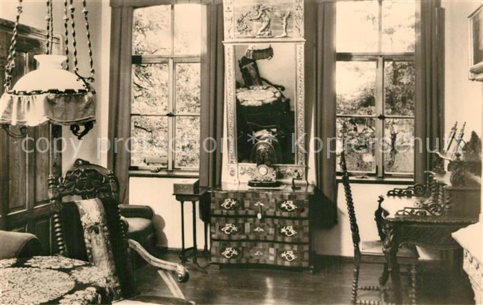 Renthendorf Brehm-Gedaechtnisstaette Arbeits- und Wohnzimmer des Naturforschers