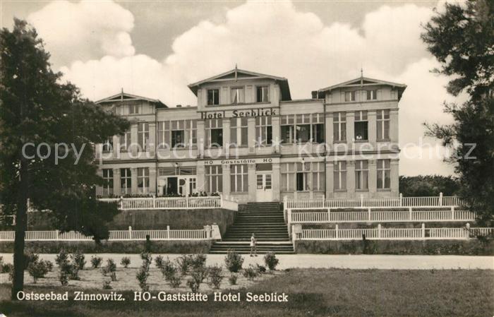 Zinnowitz Ostseebad HO-Gaststaette Hotel Seeblick
