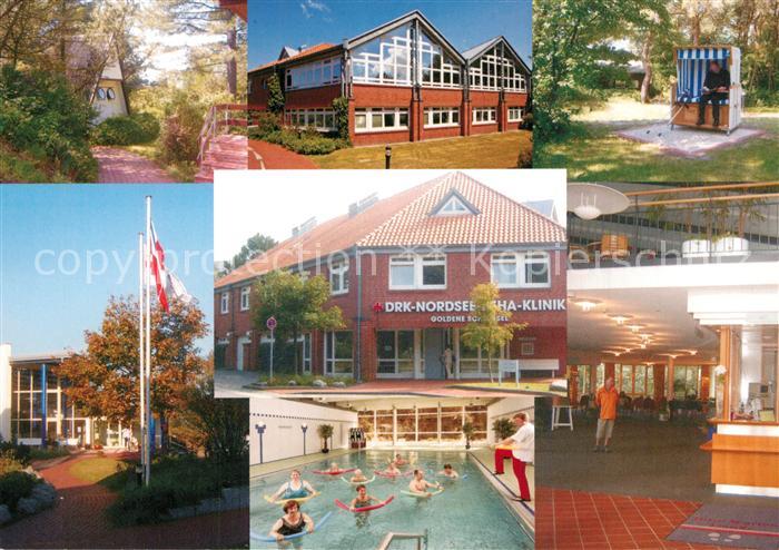 St Peter-Ording DRK Nordsee-Reha-Klinik Goldene Schluessel Schwimmbad