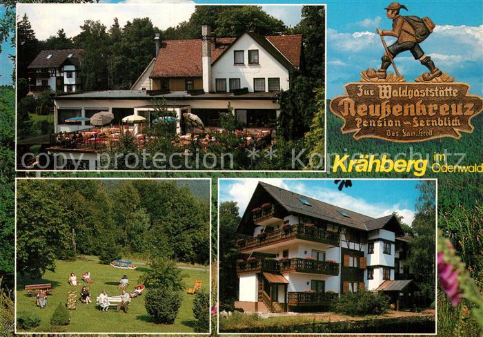Sensbachtal Wald-Gasthaus Pension Reussenkreuz Kraehberg