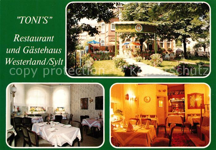 Westerland Sylt Tonis Restaurant und Gaestehaus