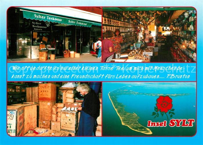 Keitum Sylt Fliegeraufnahme Sylter Teekontor Janssen