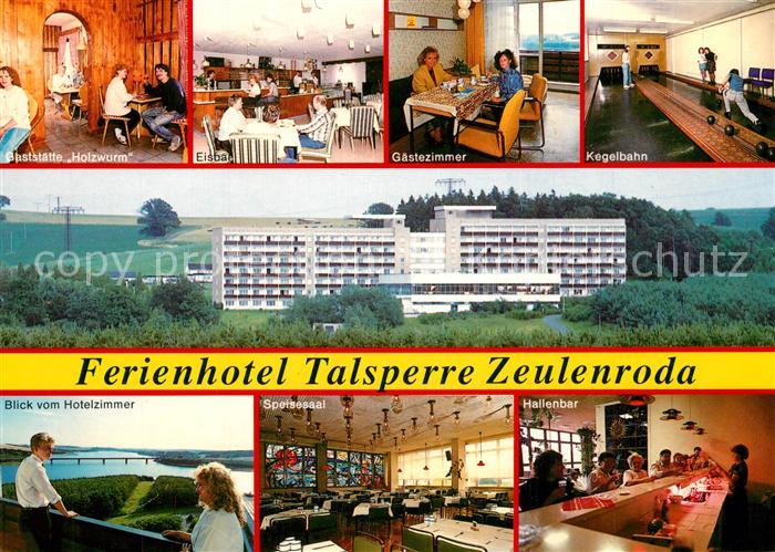Zeulenroda-Triebes Ferienhotel Talsperre Kegelbahn Bar