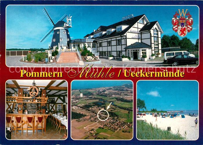 Ueckermuende Mecklenburg Vorpommern Pommern Muehle Strand