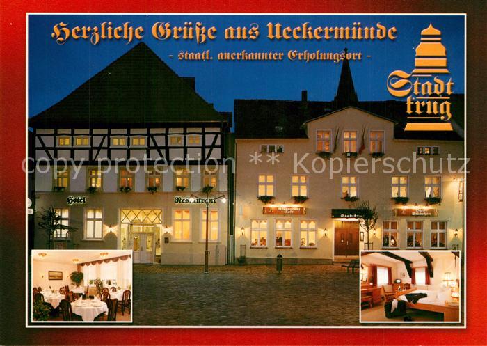 Ueckermuende Mecklenburg Vorpommern Hotel Restaurant Stadtkrug