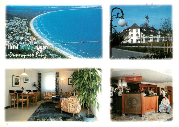 Binz Ruegen Fliegeraufnahme Hotel Duenenpark Binz