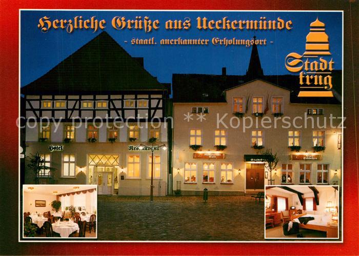 Ueckermuende Mecklenburg Vorpommern Hotel Restaurant Stadtkrug
