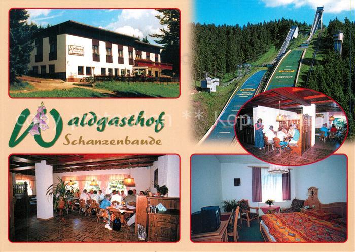 Oberhof Thueringen Waldgasthof Schanzenbaude Skischanze Familie Eichholz