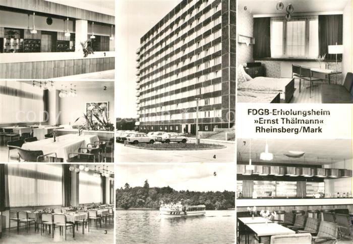 Rheinsberg FEGB Erholungsheim Ernst Thaelmann