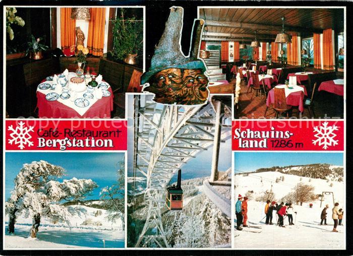 Schauinsland Cafe Restaurant Bergstation Seilbahn