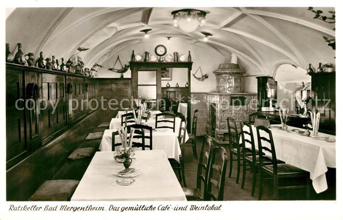 Bad Mergentheim Ratskeller Cafe Weinlokal