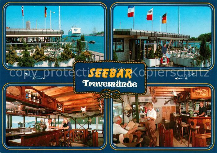 Travemuende Ostseebad Gaststaette Restaurant Seebaer am Hafen