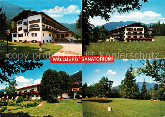 Rottach-Egern Wallberg Sanatorium Parkanlagen Alpen
