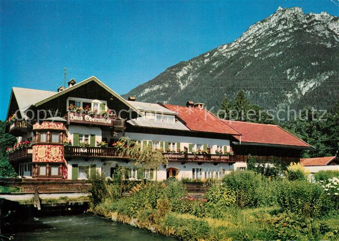 GARMISCH-PARTENKIRCHEN Bayern Haus Obermuehle Gaestehaus Pension Alpen Huber Kar