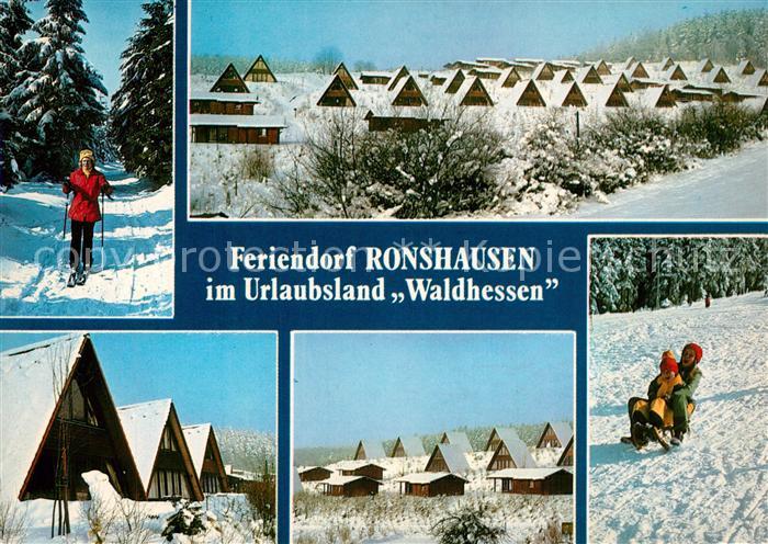Ronshausen Feriendorf Urlaubsland Waldhessen Wintersport