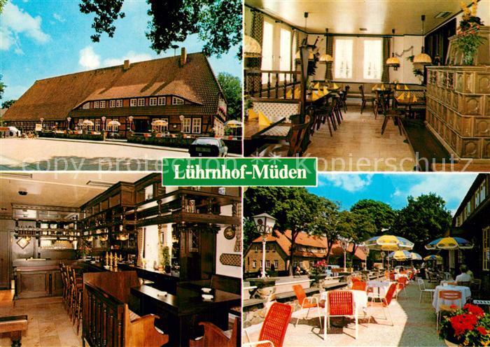 Mueden oertze Hotel Restaurant Luehrnhof Terrasse