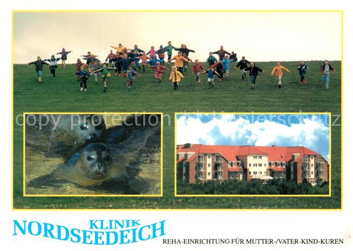 Friedrichskoog Nordseebad Klinik Nordseedeich Seeloewe