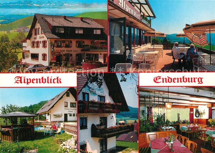 Endenburg Berggasthof Cafe Pension Alpenblick Terrasse Garten