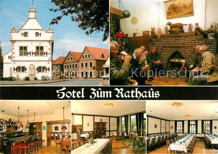 Schoeppingen Hotel Zum Rathaus Kaminzimmer Restaurant