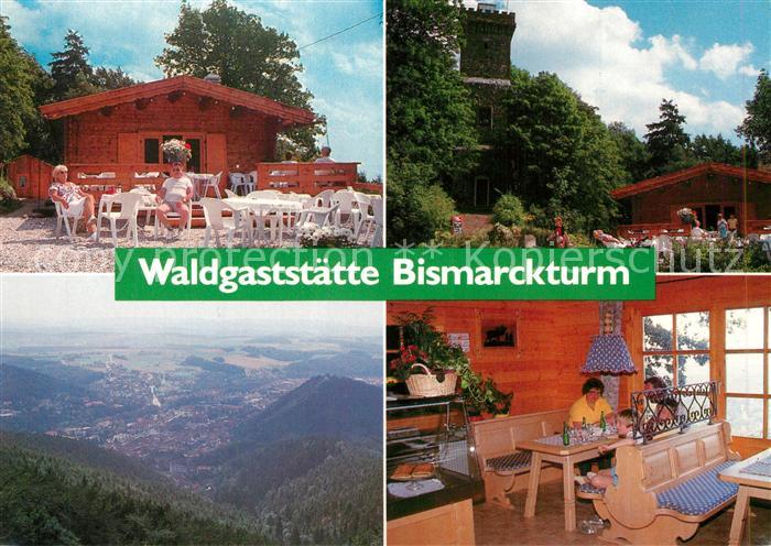 Bad Lauterberg Waldgaststaette Bismarckturm Terrasse Fernsicht
