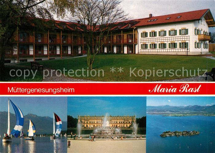Rimsting Caritas Muettergenesungsheim Maria Rast Schloss Herrenchiemsee Segeln F